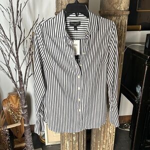 Banana Republic Vertical Stripe Button-Down Shirt